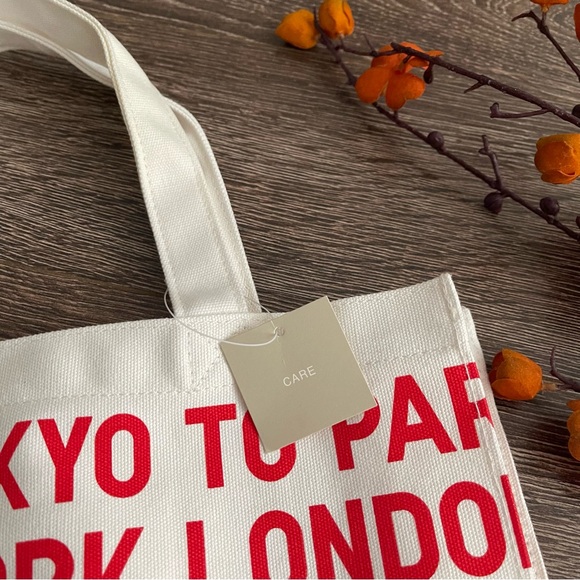 NWT⚜️ Uniqlo Cities Canvas Tote - Picture 2 of 6